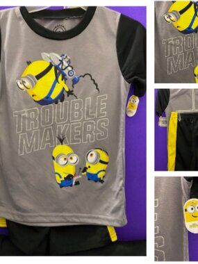 Illumination minions 2pc Short Set (THE RISE OF GRU)